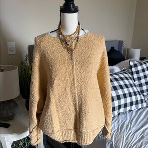 We The Free Butter Yellow Women's Sweater